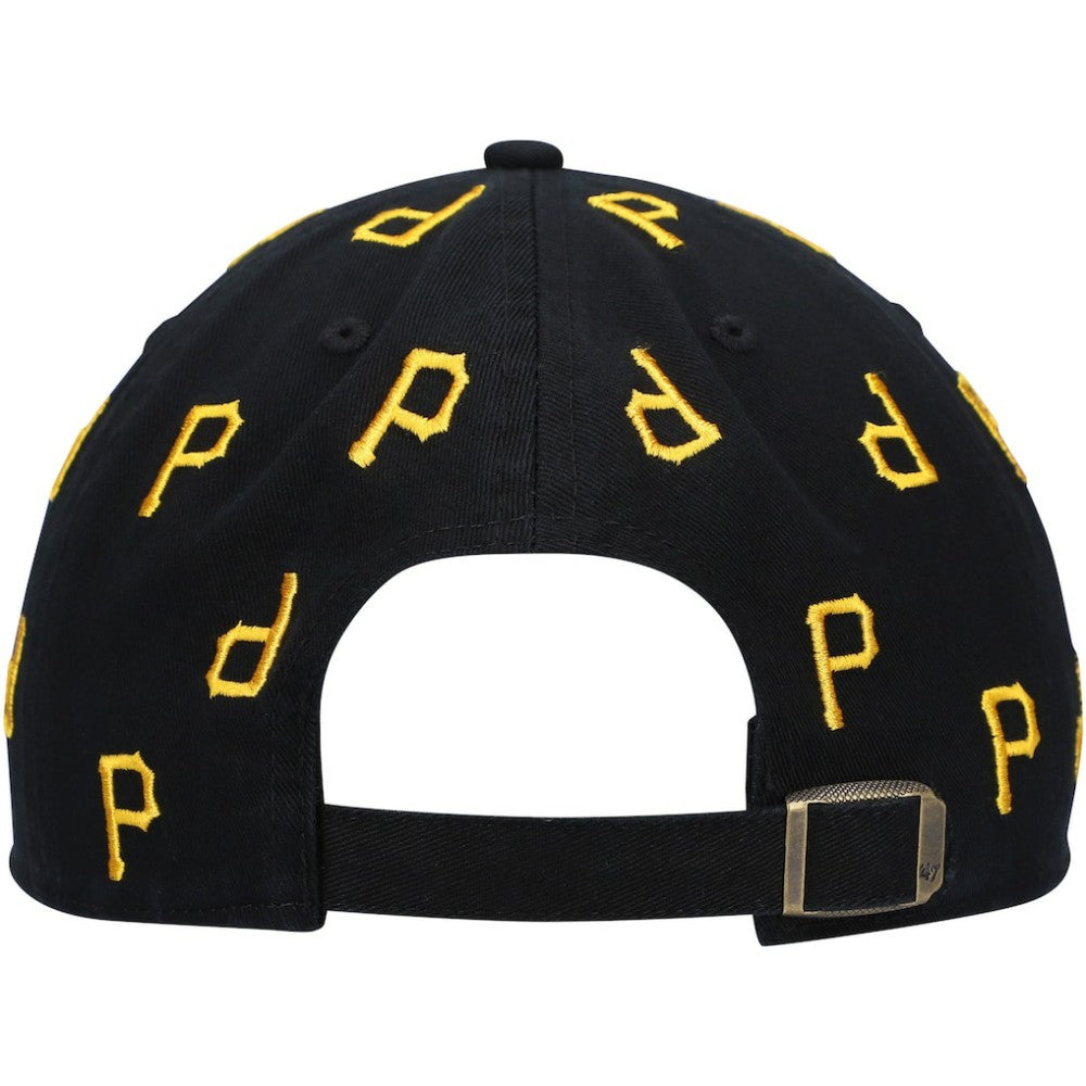 Pittsburgh Pirates '47 Women's Confetti Clean Up Adjustable Hat - Black - 47 brand Sale