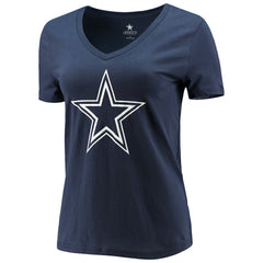 Fanatics CeeDee Lamb Dallas Cowboys Women's Player Icon Name & Number V-Neck T-Shirt Navy