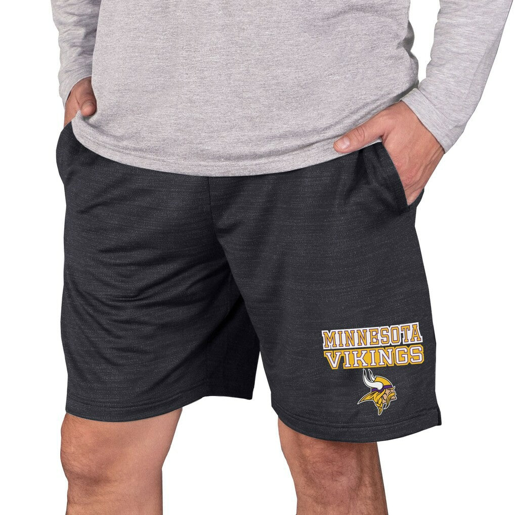 Minnesota Vikings Concepts Sport Bullseye Knit Jam Shorts Charcoal
