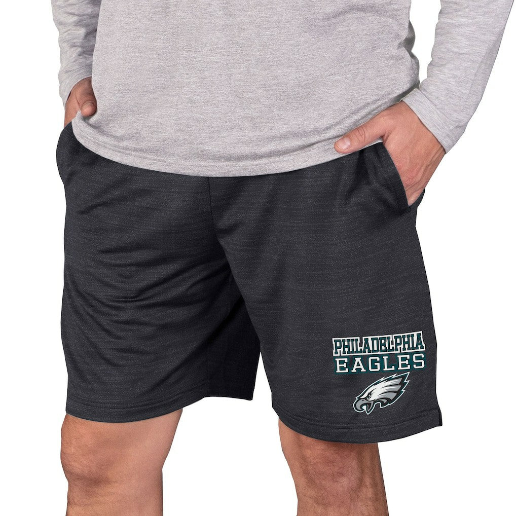 Philadelphia Eagles Concepts Sport Bullseye Knit Jam Shorts Charcoal