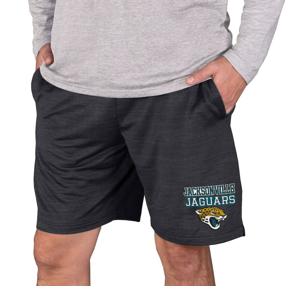 Jacksonville Jaguars Concepts Sport Bullseye Knit Jam Shorts Charcoal