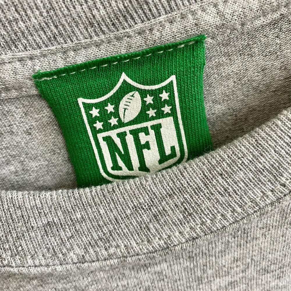 New York Jets Refried Apparel Sustainable Split T-Shirt Heather Charcoal