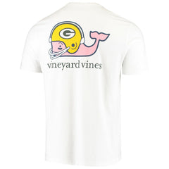 Green Bay Packers Vineyard Vines Big & Tall Helmet T-Shirt White