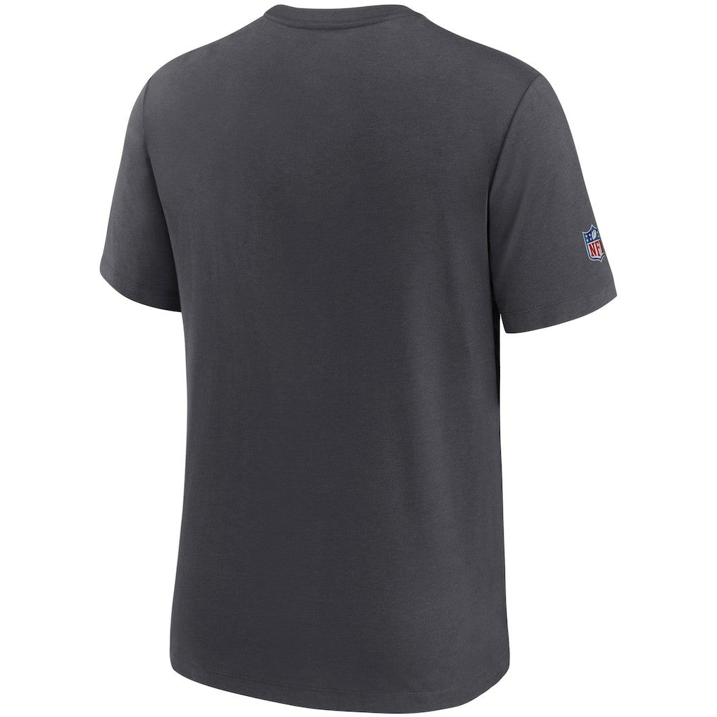 Nike Jacksonville Jaguars NFL Crucial Catch Performance T-Shirt Charcoal