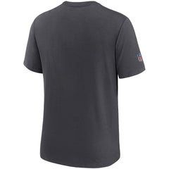 Nike Jacksonville Jaguars NFL Crucial Catch Performance T-Shirt Charcoal