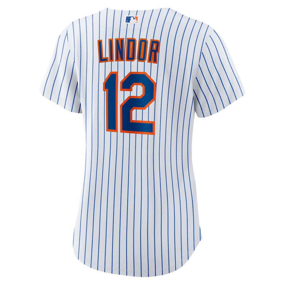 Francisco Lindor New York Mets Nike Women's Home Replica Player Jersey - White - Nike on Sale