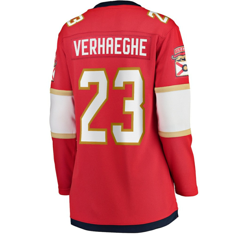 Carter Verhaeghe Florida Panthers Fanatics Women's Home Breakaway Jersey - Red - NHL 4185804