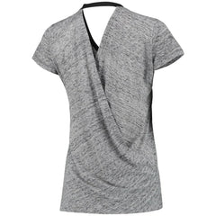 Chicago White Sox Touch Women's Hail Mary V-Neck Back Wrap T-Shirt - Black - MLB Lifestyle