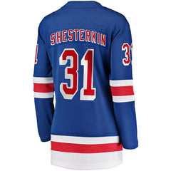 Igor Shesterkin New York Rangers Fanatics Women's Home Breakaway Jersey - Blue - NHL 4186573
