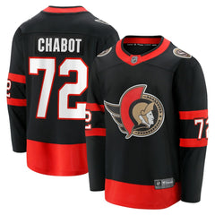 Thomas Chabot Ottawa Senators Fanatics Home Breakaway Jersey - Black - NHL 4186617