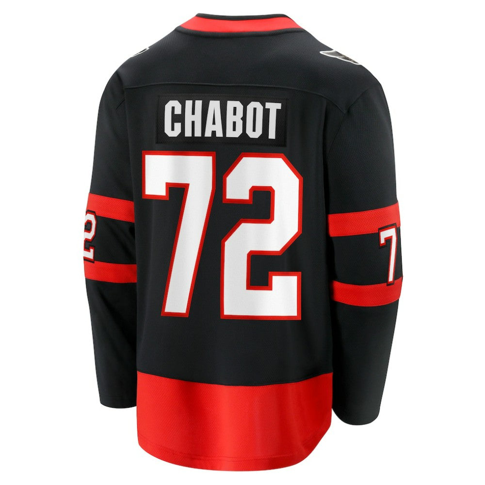 Thomas Chabot Ottawa Senators Fanatics Home Breakaway Jersey - Black - NHL 4186617