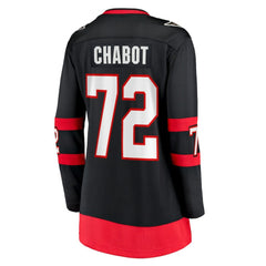 Thomas Chabot Ottawa Senators Fanatics Women's Home Breakaway Jersey - Black - NHL 4186622
