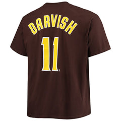 Yu Darvish San Diego Padres Fanatics Big & Tall Name & Number T-Shirt - Brown - Fanatics on Sale