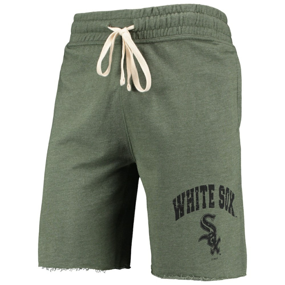 Chicago White Sox Concepts Sport Mainstream Tri-Blend Shorts - Heathered Olive - MLB Sale