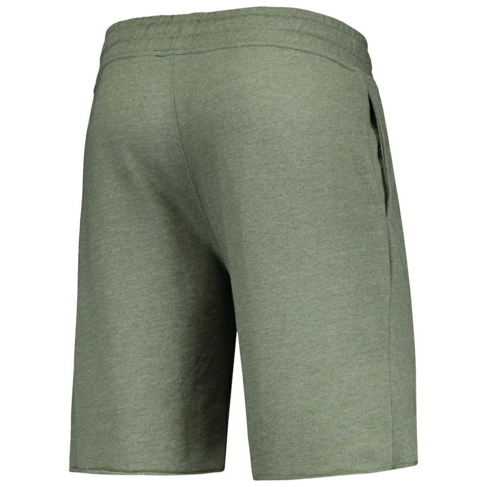 Athletics Concepts Sport Mainstream Tri-Blend Shorts - Heathered Olive - MLB Sale