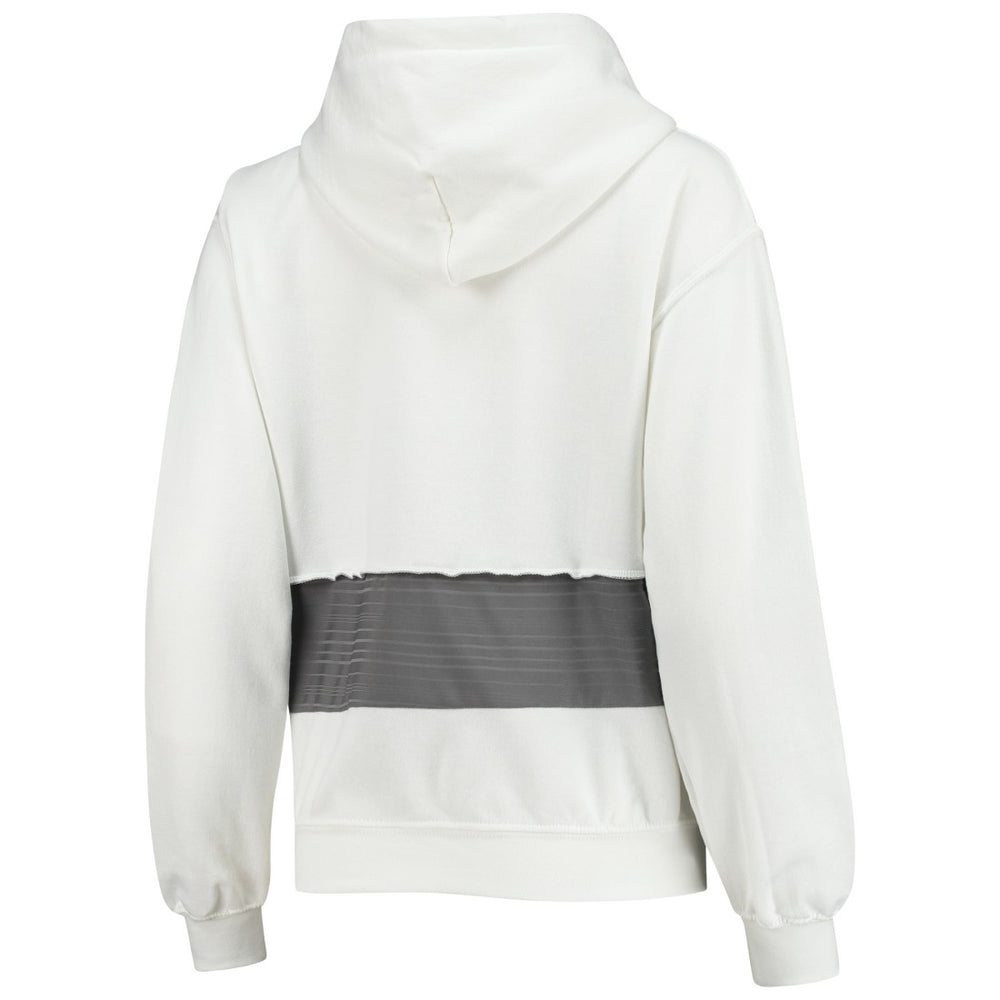 Tampa Bay Buccaneers Refried Apparel Women's Sustainable Crop Dolman Pullover Hoodie White
