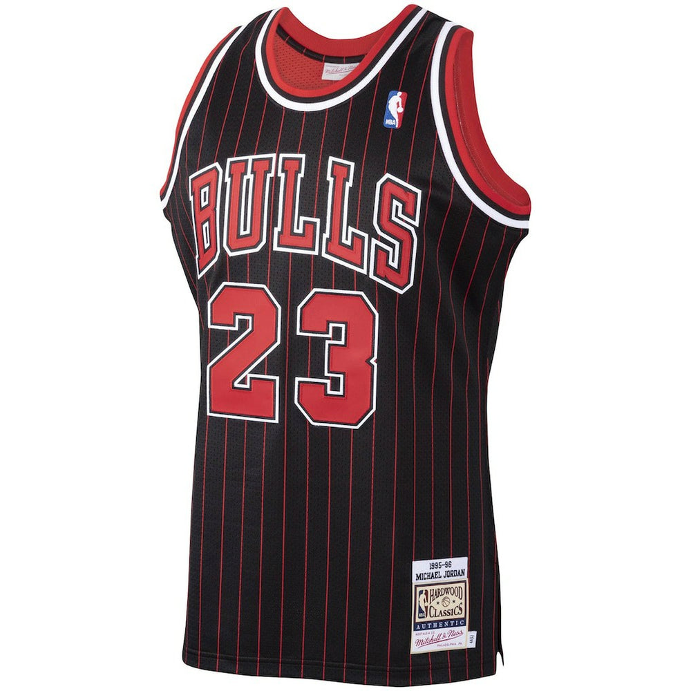 Michael Jordan Chicago Bulls 1995/96 Hardwood Classics Authentic Jersey for sale Black | Mitchell & Ness online