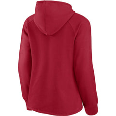 Fanatics Atlanta Falcons Women's First Contact Raglan Pullover Hoodie Red