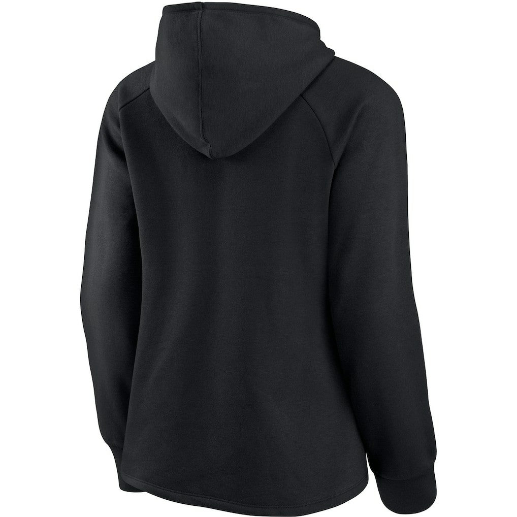 Fanatics New Orleans Saints Women's First Contact Raglan Pullover Hoodie Black