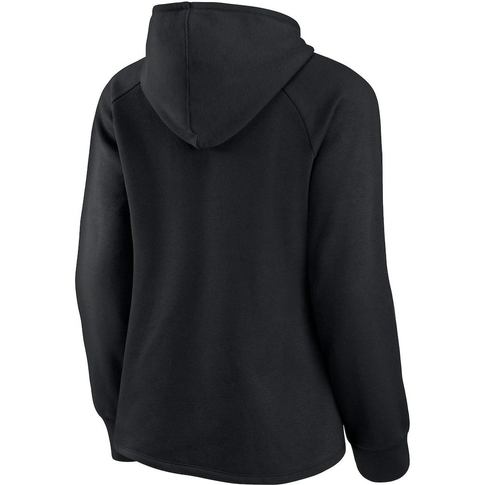 Fanatics New Orleans Saints Women's First Contact Raglan Pullover Hoodie Black