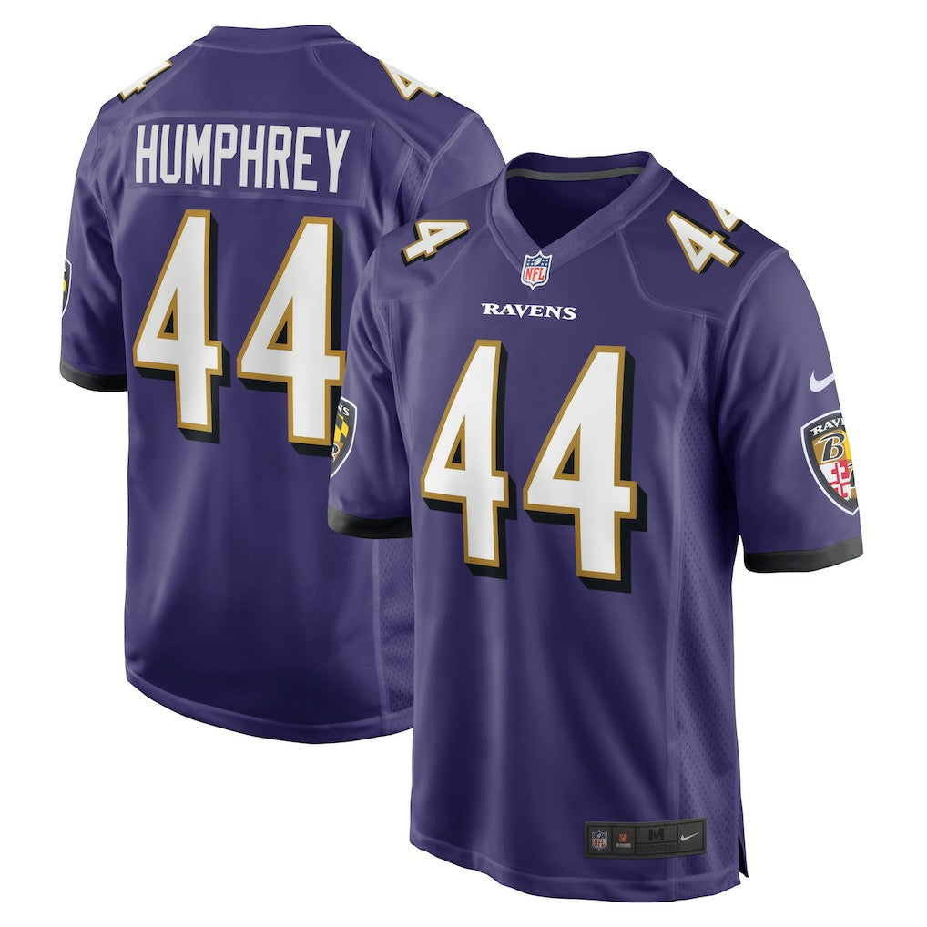 Nike Marlon Humphrey Baltimore Ravens Game Team Jersey Purple