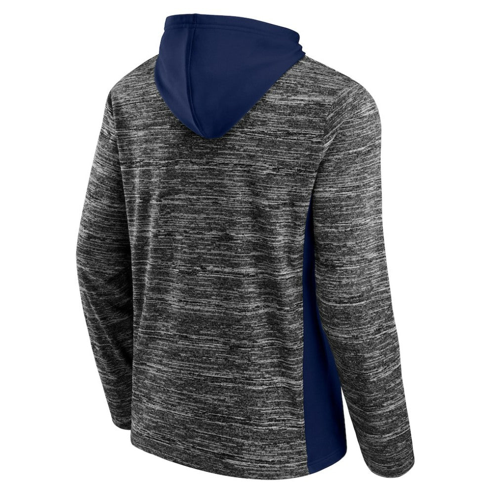 Houston Astros Fanatics Instant Replay Color Block Pullover Hoodie - Gray/Navy - Fanatics on Sale