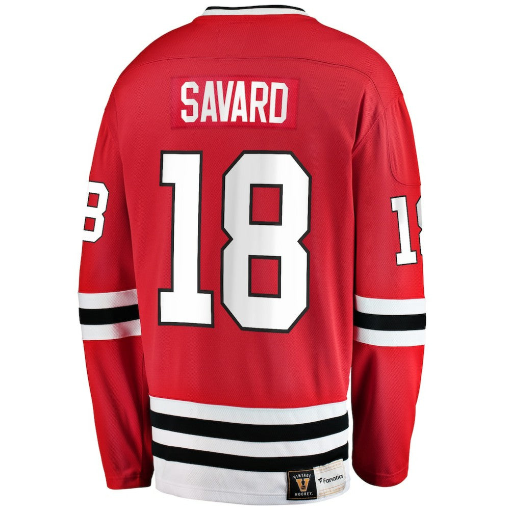 Denis Savard Chicago Blackhawks Fanatics Premier Breakaway Retired Player Jersey - Red - NHL 4193399