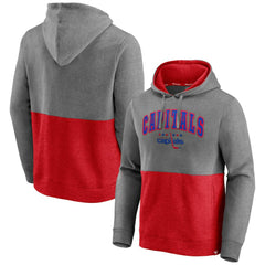 Washington Capitals Fanatics Block Party Classic Arch Signature Pullover Hoodie - Heathered Gray/Red - NHL 4193814