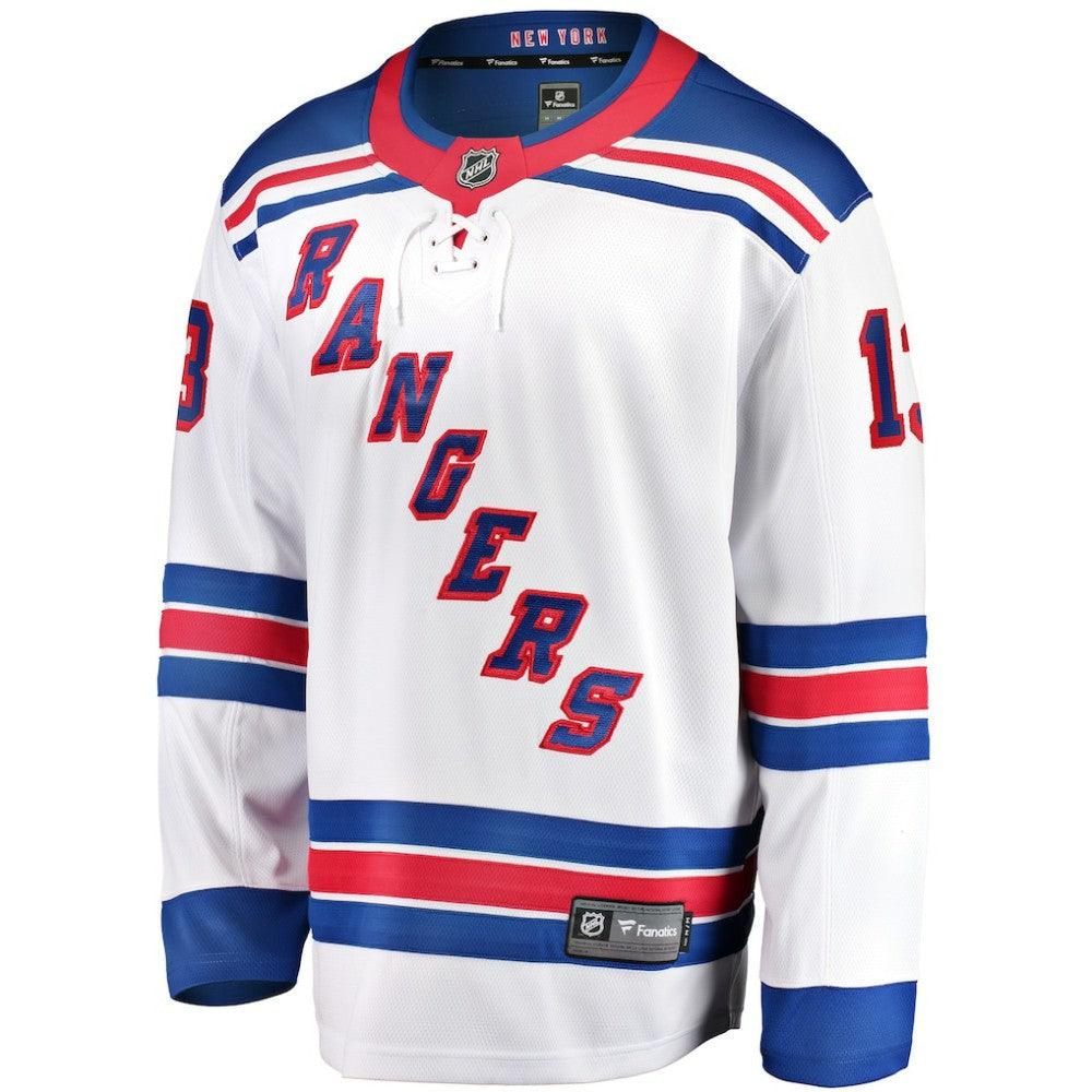 Alexis Lafreniere New York Rangers Fanatics Breakaway Jersey - White - NHL 4194260