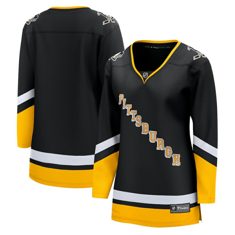 Pittsburgh Penguins Fanatics Women's Alternate Breakaway Jersey - Black - NHL 4196460