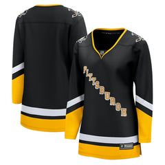 Pittsburgh Penguins Fanatics Women's Alternate Breakaway Jersey - Black - NHL 4196460