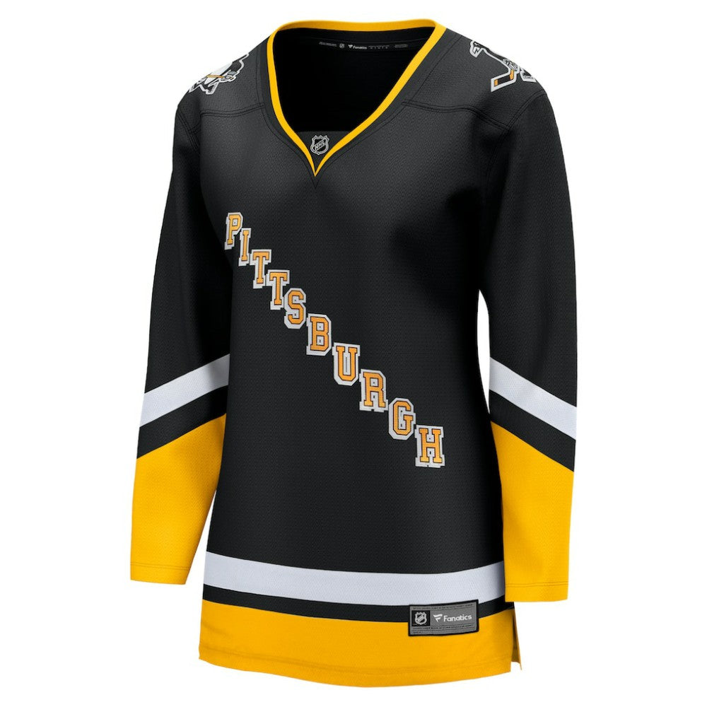 Pittsburgh Penguins Fanatics Women's Alternate Breakaway Jersey - Black - NHL 4196460