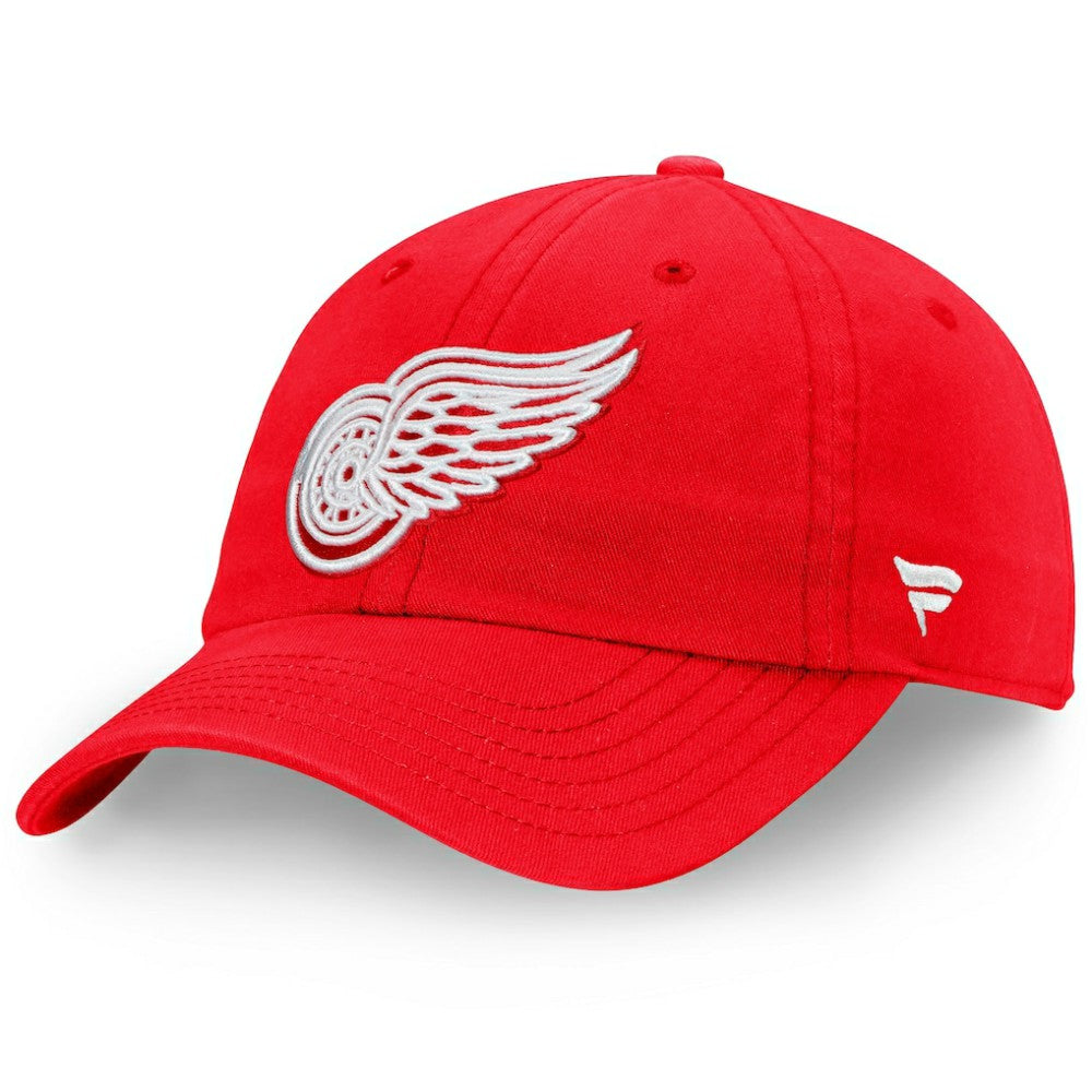 Detroit Red Wings Fanatics Core Primary Logo Adjustable Hat - Red - NHL 4197534