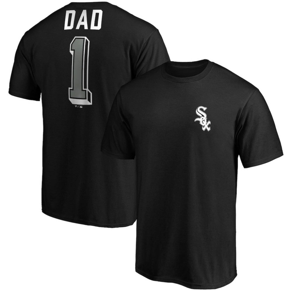 Chicago White Sox Fanatics Number One Dad Team T-Shirt - Black - Fanatics Sale