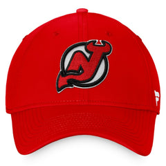New Jersey Devils Fanatics Core Primary Logo Flex Hat - Red - NHL 4197818