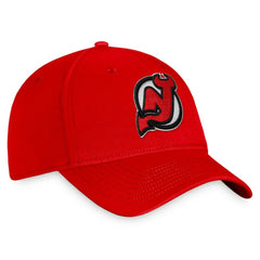 New Jersey Devils Fanatics Core Primary Logo Flex Hat - Red - NHL 4197818