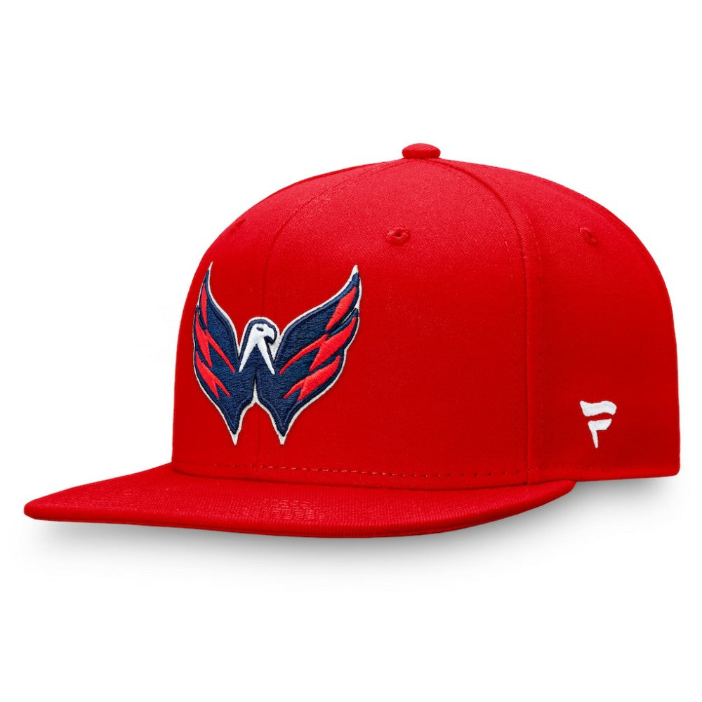Washington Capitals Fanatics Primary Logo Snapback Hat - Red - NHL 4197920