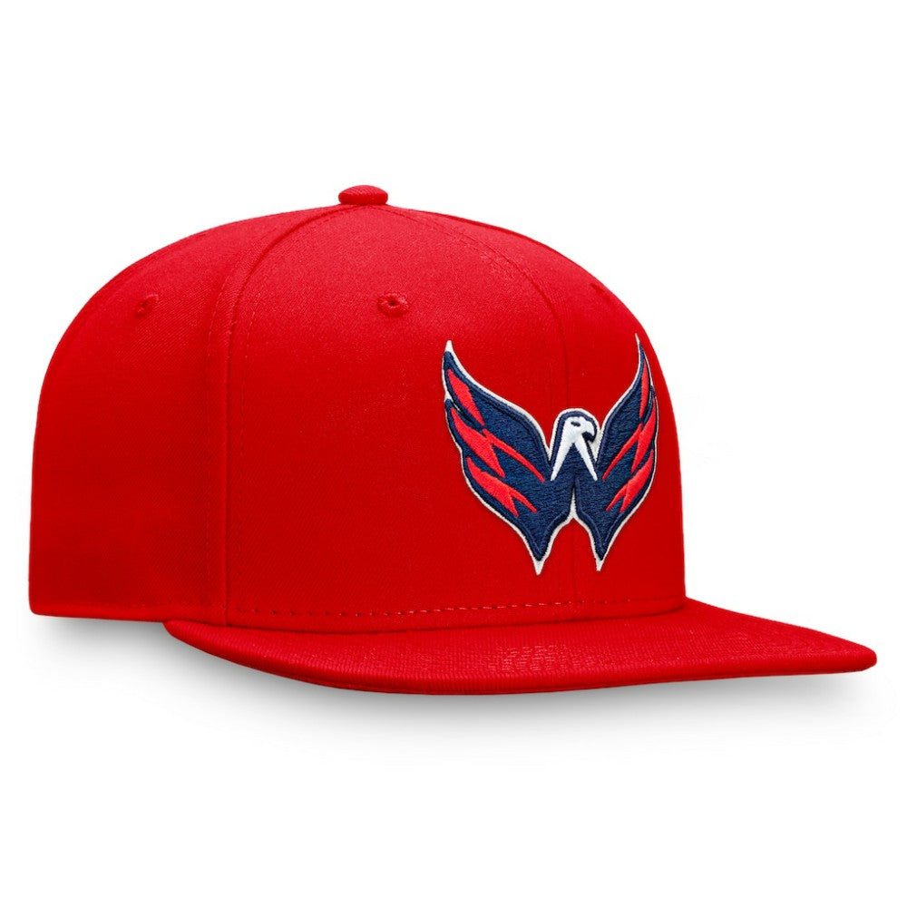 Washington Capitals Fanatics Primary Logo Snapback Hat - Red - NHL 4197920