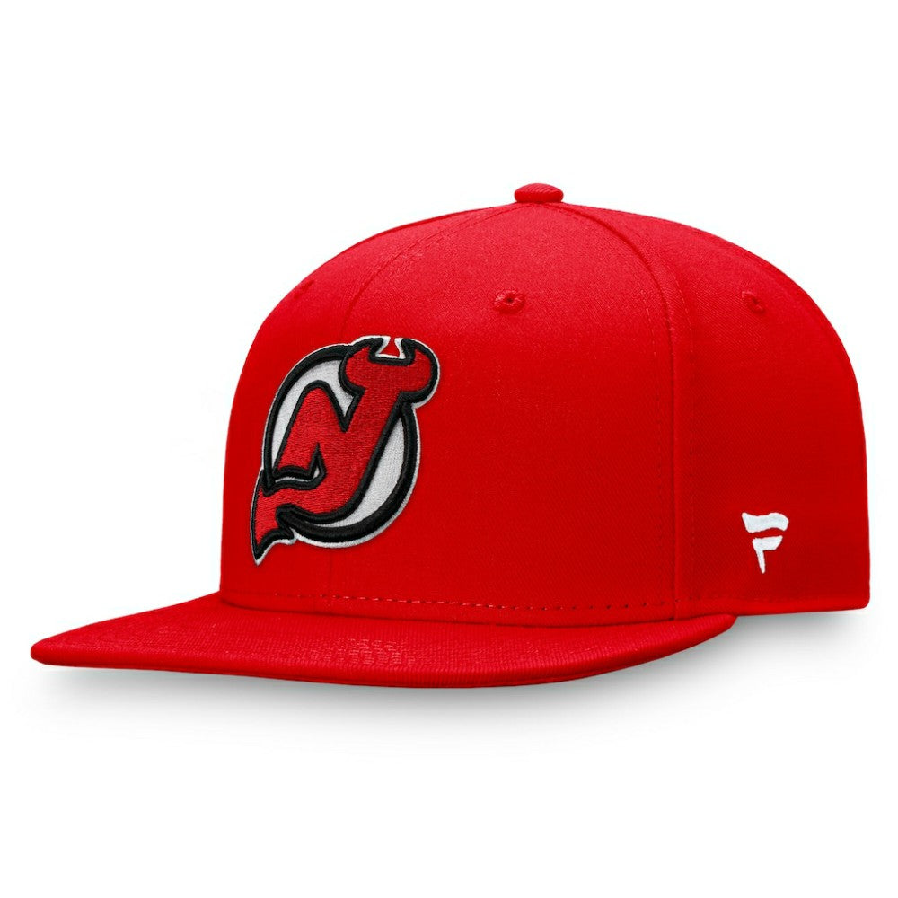 New Jersey Devils Fanatics Primary Logo Snapback Hat - Red - NHL 4197923