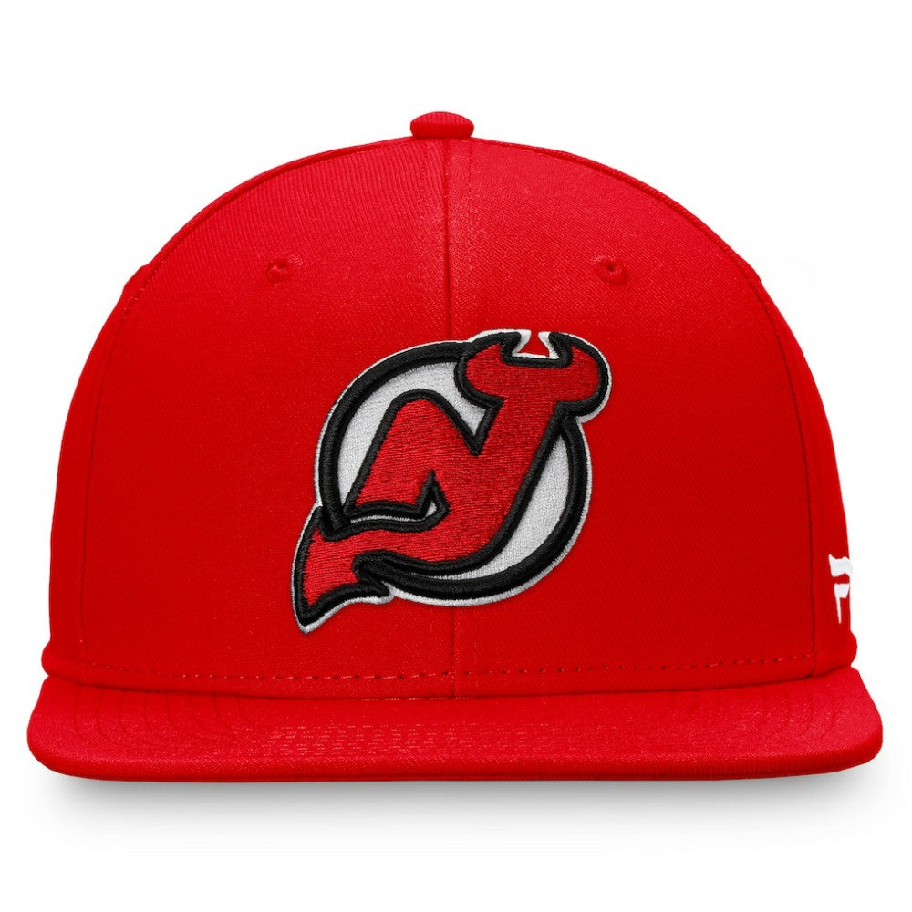 New Jersey Devils Fanatics Primary Logo Snapback Hat - Red - NHL 4197923