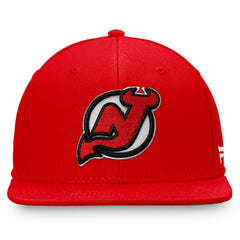 New Jersey Devils Fanatics Primary Logo Snapback Hat - Red - NHL 4197923