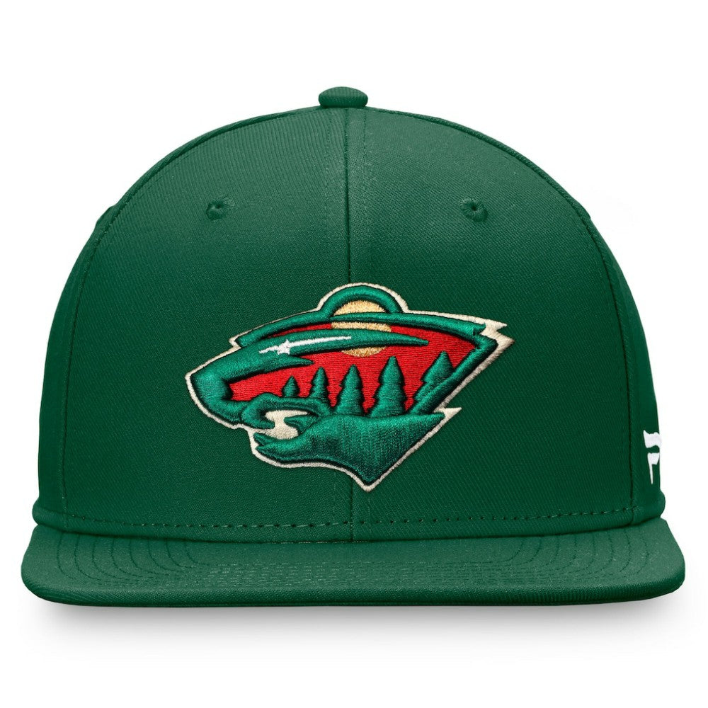 Minnesota Wild Fanatics Primary Logo Snapback Hat - Green - NHL 4197926