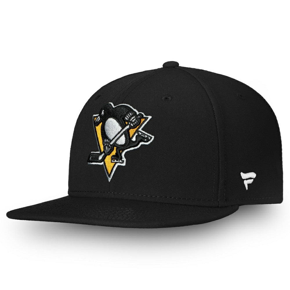 Pittsburgh Penguins Fanatics Primary Logo Snapback Hat - Black - NHL 4197952