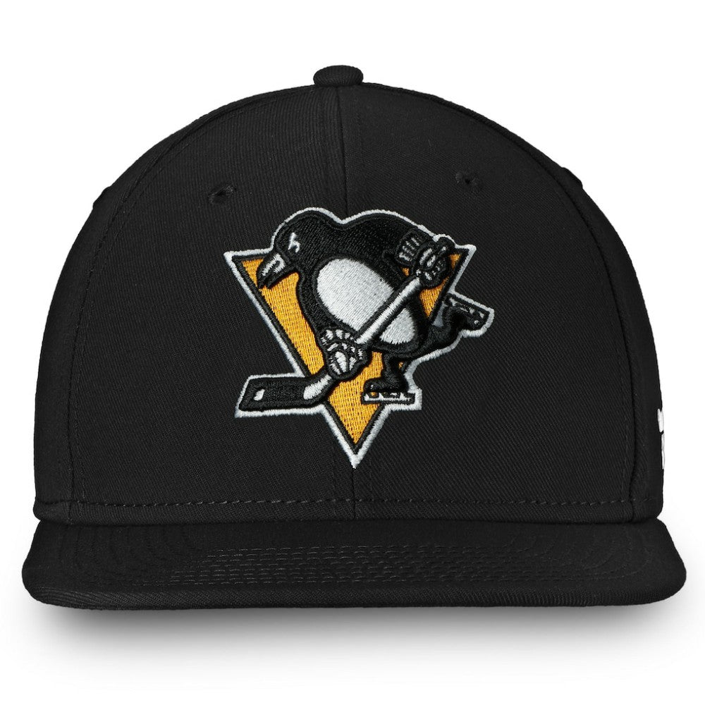 Pittsburgh Penguins Fanatics Primary Logo Snapback Hat - Black - NHL 4197952