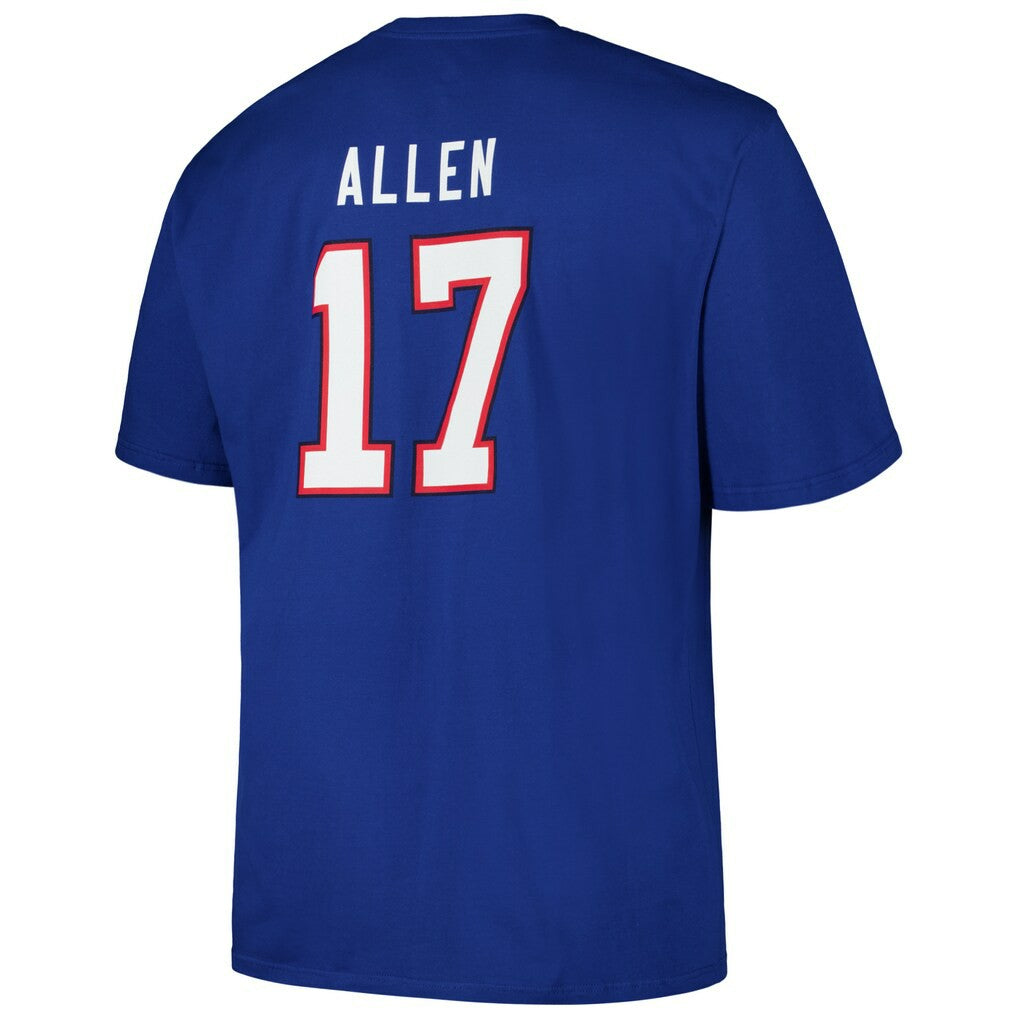Fanatics Josh Allen Buffalo Bills Big & Tall Player Name & Number T-Shirt Royal