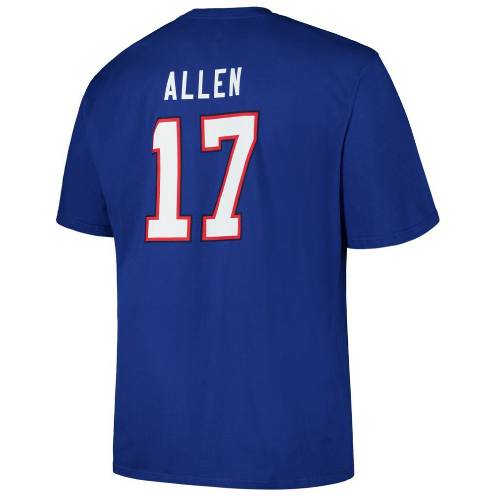 Fanatics Josh Allen Buffalo Bills Big & Tall Player Name & Number T-Shirt Royal