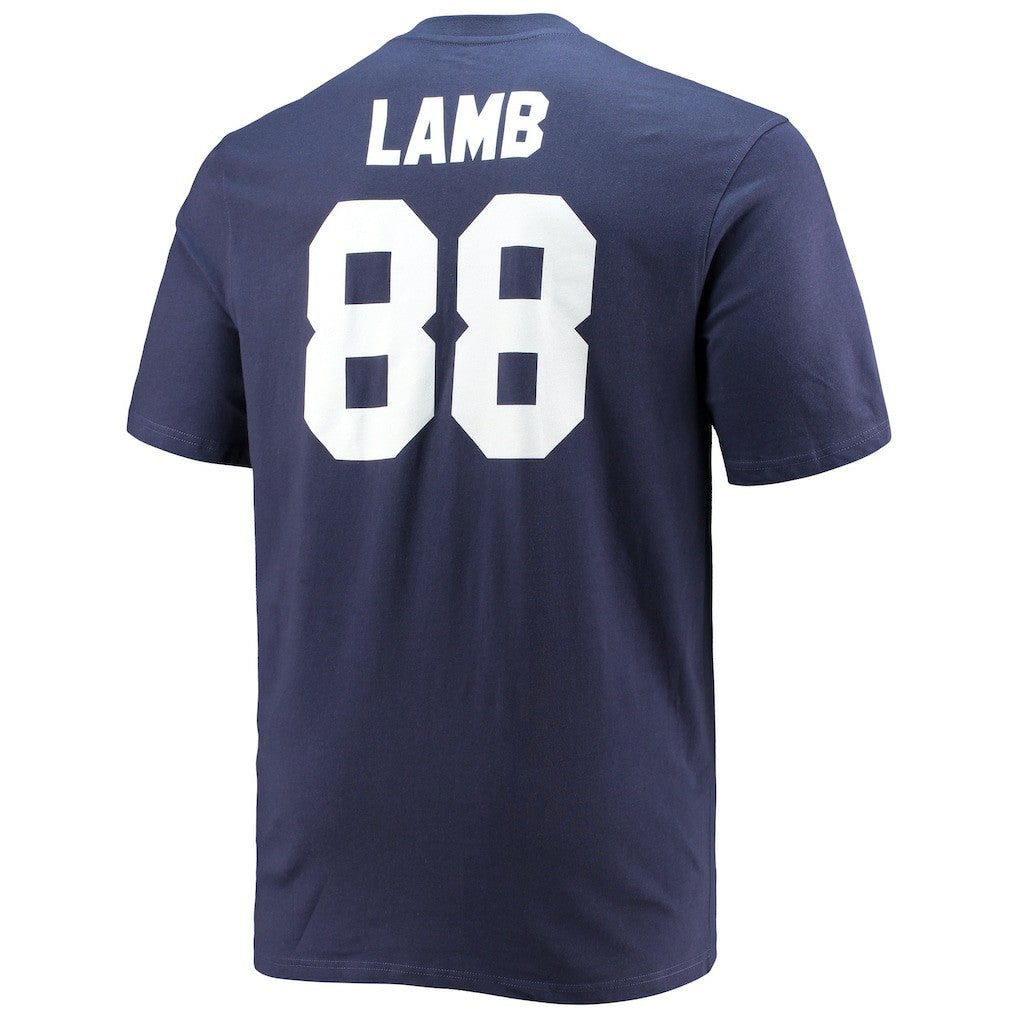 Fanatics CeeDee Lamb Dallas Cowboys Big & Tall Player Name & Number T-Shirt Navy
