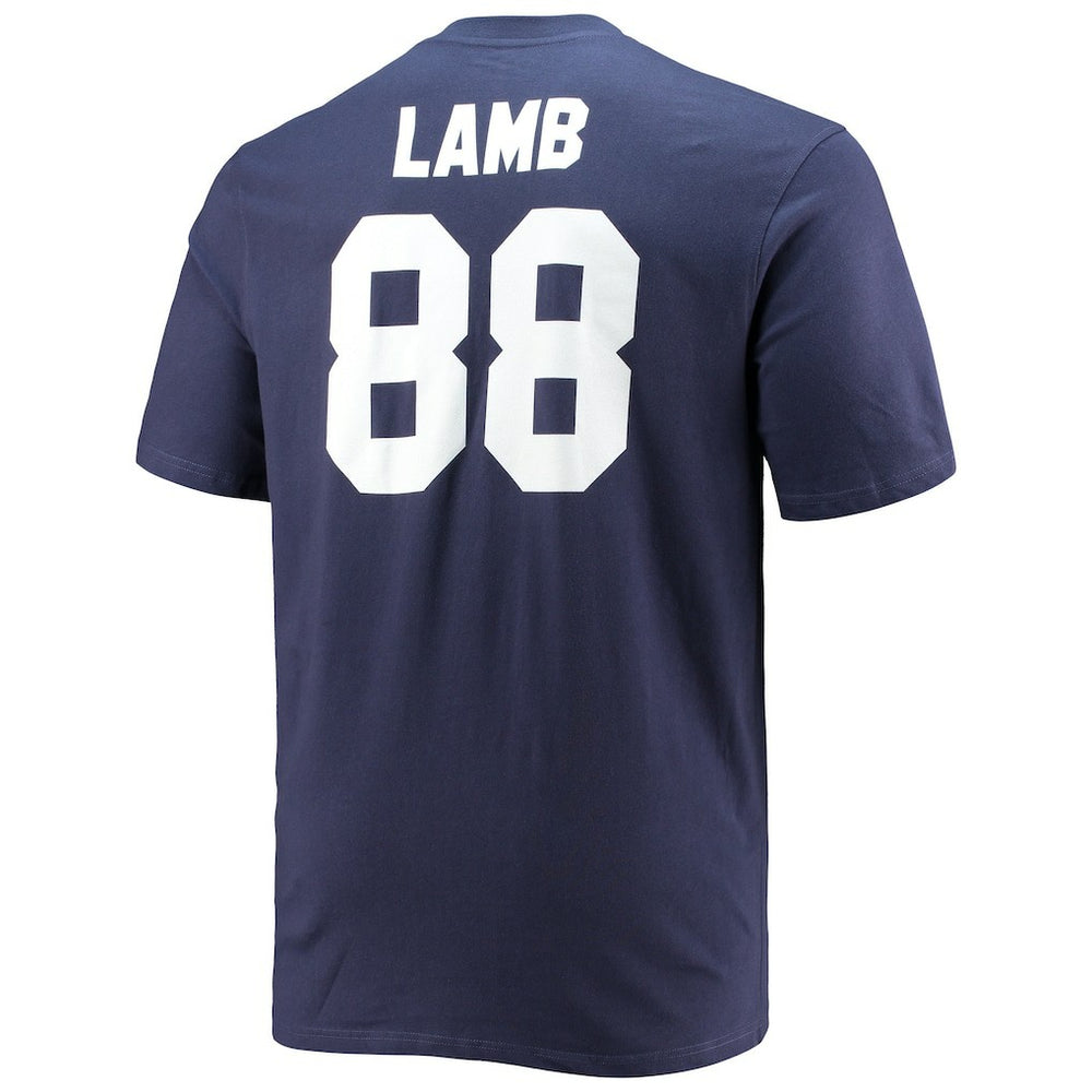 Fanatics CeeDee Lamb Dallas Cowboys Big & Tall Player Name & Number T-Shirt Navy