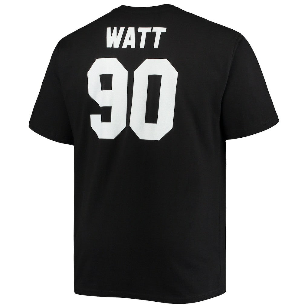 Fanatics T.J. Watt Pittsburgh Steelers Big & Tall Player Name & Number T-Shirt Black