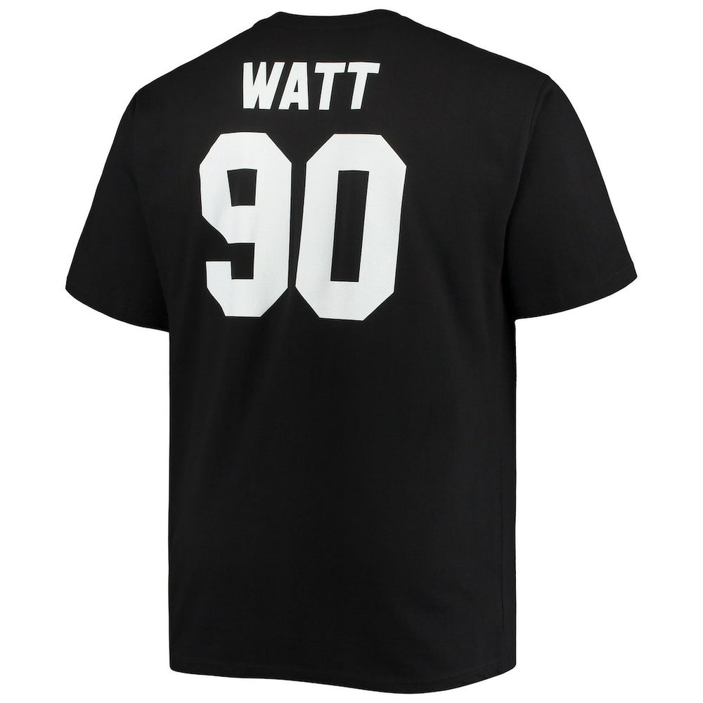 Fanatics T.J. Watt Pittsburgh Steelers Big & Tall Player Name & Number T-Shirt Black